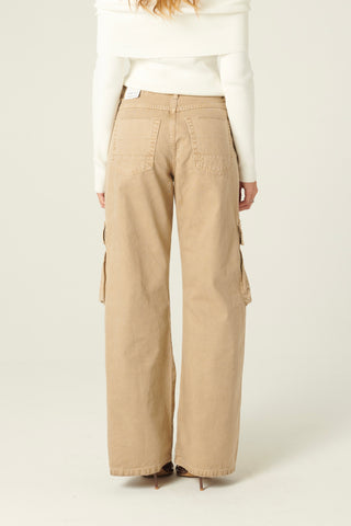 Pantaloni Cody cargo in canvas