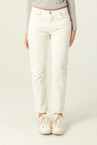 Pantaloni Ava slim regular in drill