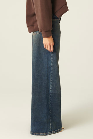 Jeans Becca wide leg in denim comfort