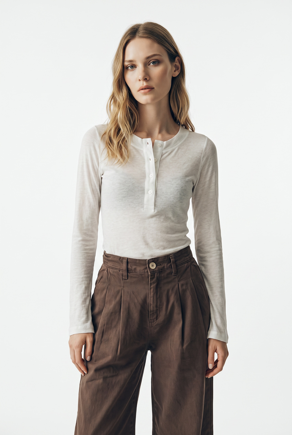 Maglia Dance body con collo serafino in misto cashmere