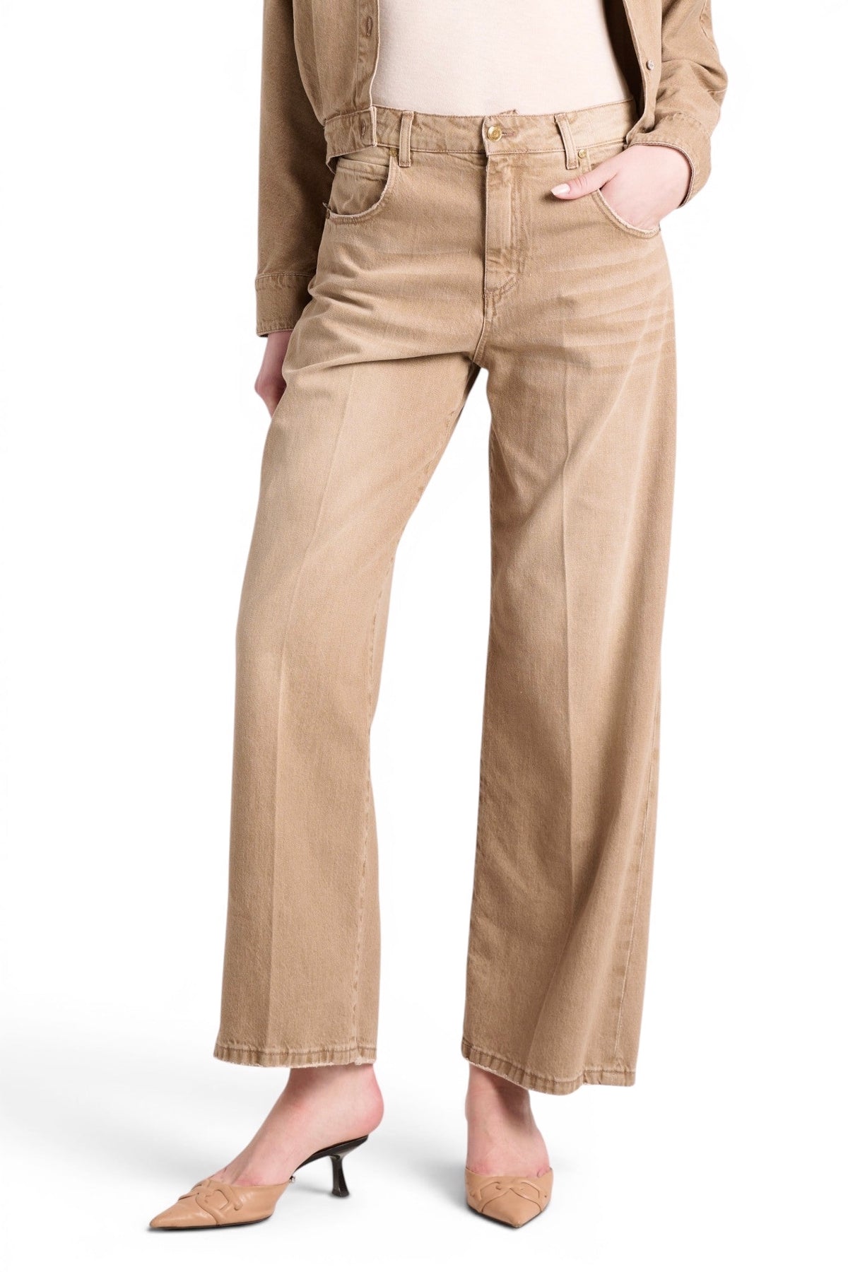 Jeans Bonny straight in denim color con superpocket