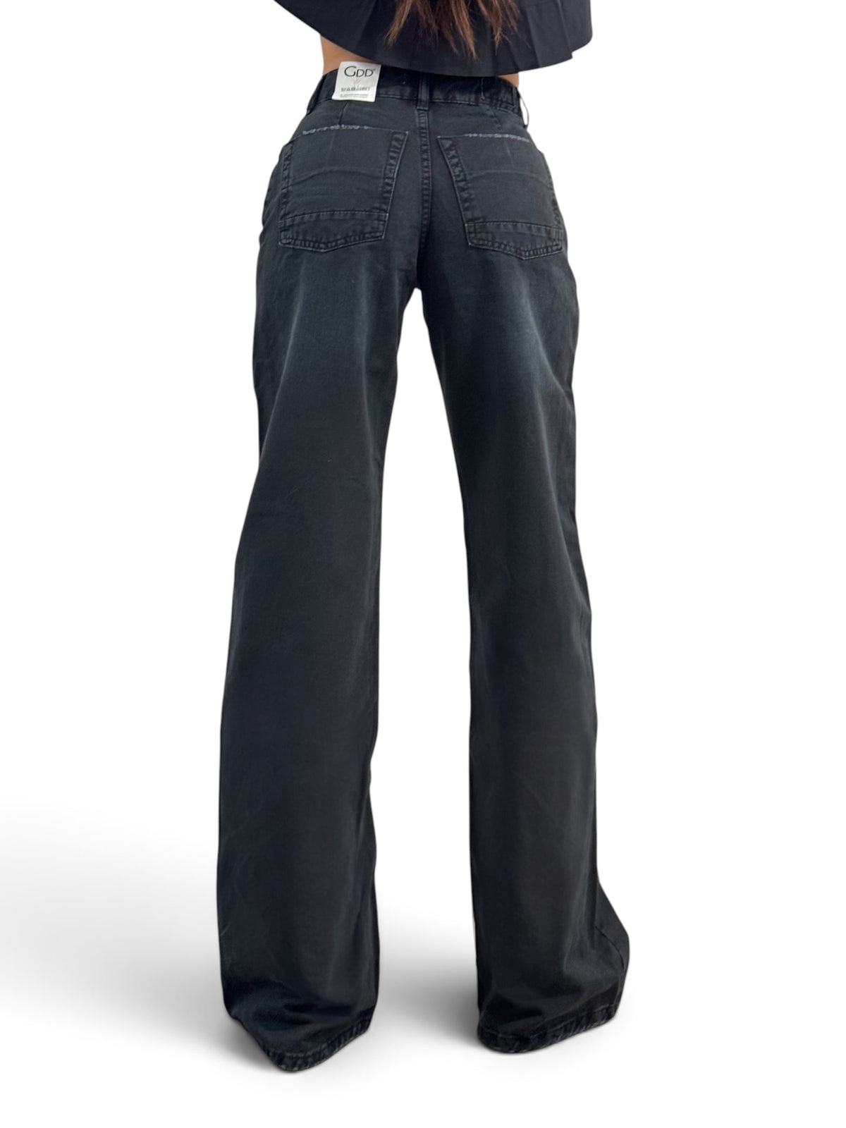 Pantaloni Star-S in gabardine effetto used