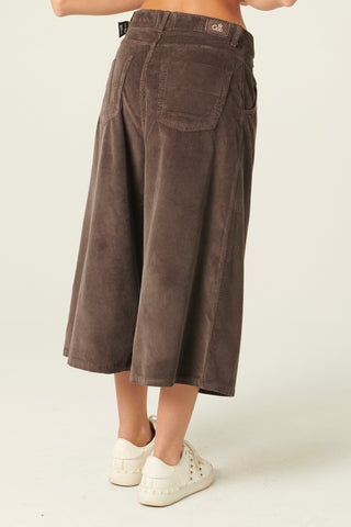 Bermuda Haze con pinces in velluto misto modal