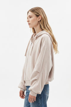 Felpa Megan maxi bomber oversize in misto viscosa