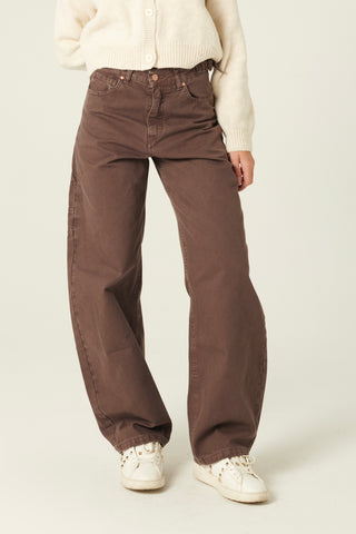 Pantaloni Charli carpenter in canvas barrel fit