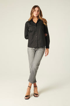 Camicia Yumix basica in popeline di cotone