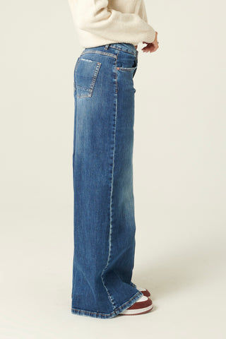 Jeans Becca wide leg in denim comfort