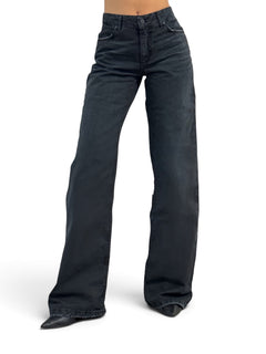 Pantaloni Star-S in gabardine effetto used