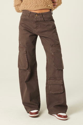 Pantaloni Cody cargo in canvas