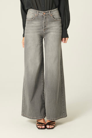 Jeans Becca wide leg in denim comfort