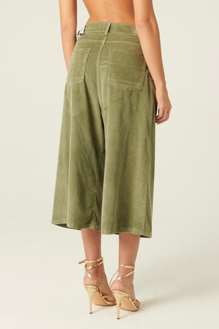 Bermuda Haze con pinces in velluto misto modal