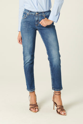Jeans Ava slim regular in denim comfort