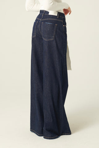 Jeans Becca wide leg in denim comfort
