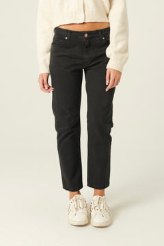 Pantaloni Ava slim regular in drill