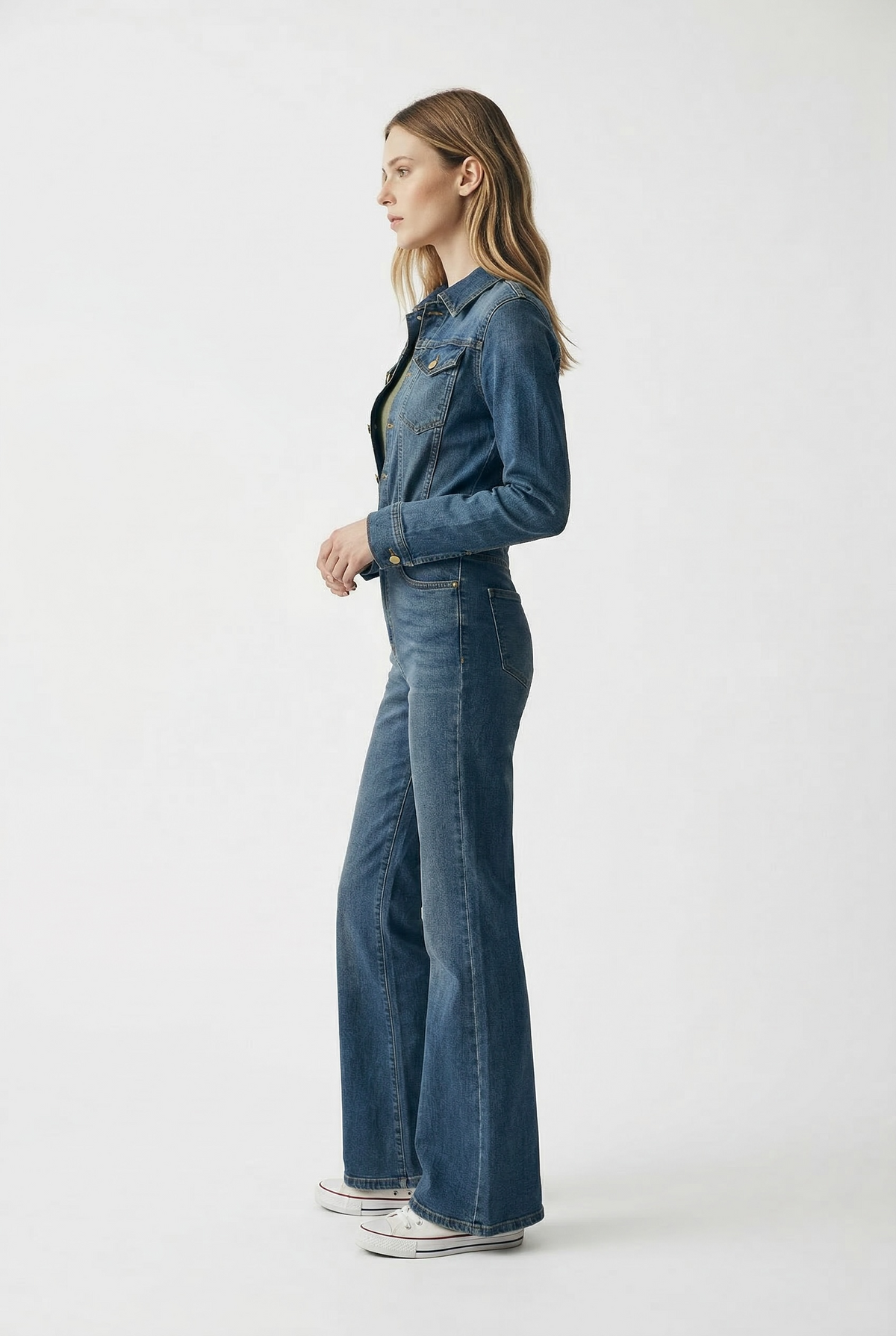 Jumpsuit Margot Spring in denim stretch a zampa