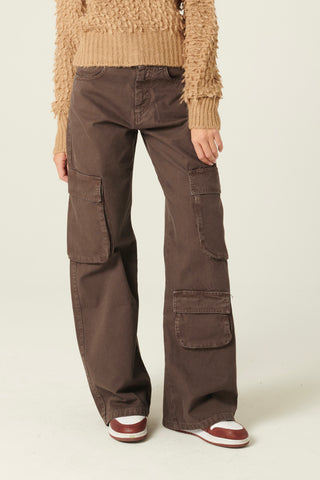 Pantaloni Cody cargo in canvas