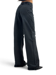 Pantaloni Star-S in gabardine effetto used