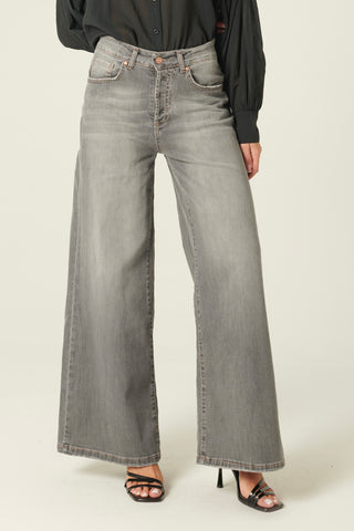 Jeans Becca wide leg in denim comfort