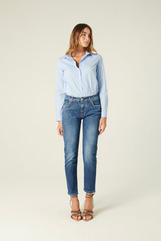 Jeans Ava slim regular in denim comfort