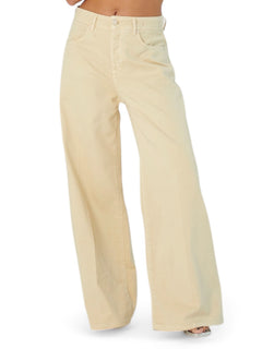 Pantaloni AMY wide leg in drill