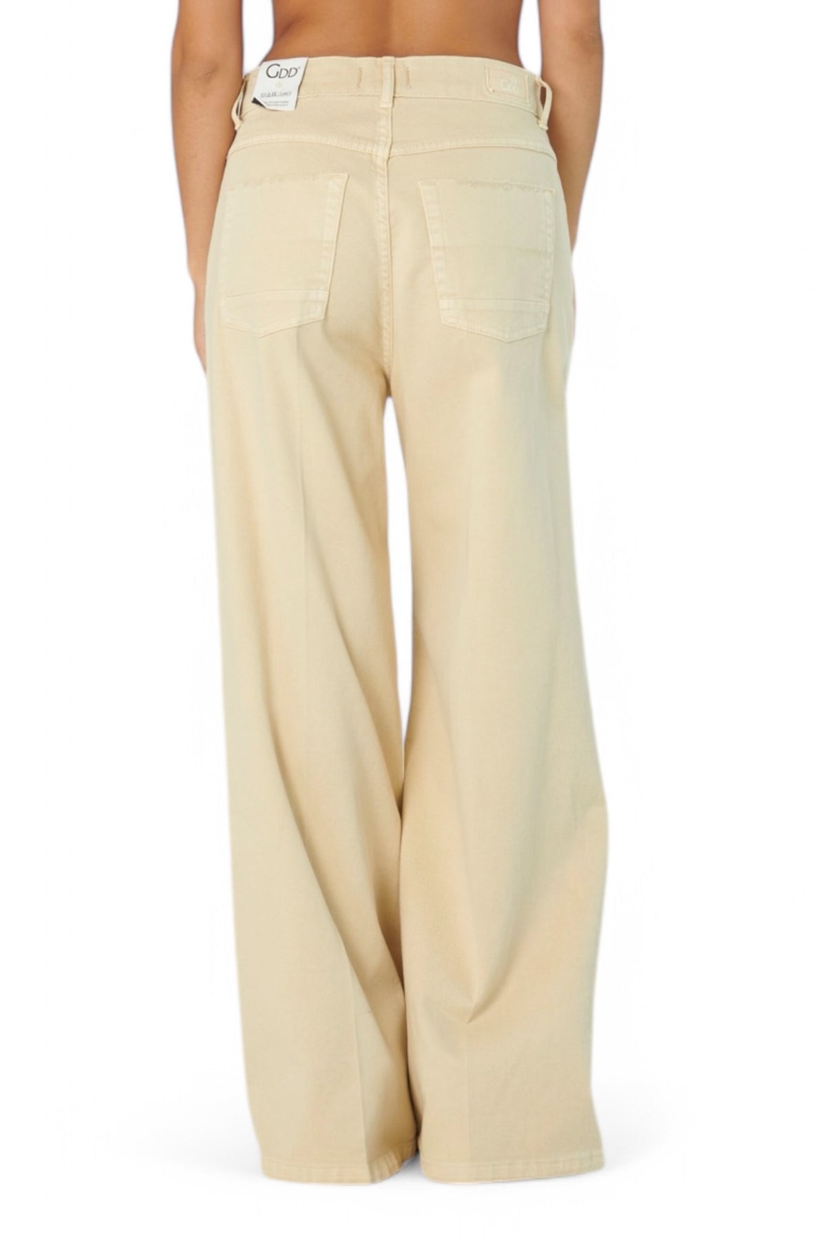 Pantaloni AMY wide leg in drill