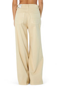 Pantaloni AMY wide leg in drill