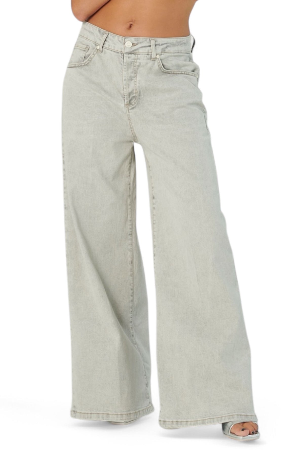 Jeans AMY wide leg in denim