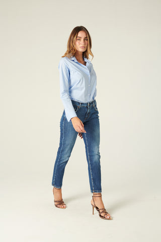 Jeans Ava slim regular in denim comfort