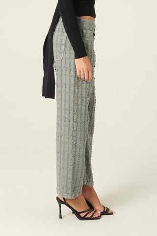 Pantaloni Giusy 90's fit in drill laserato