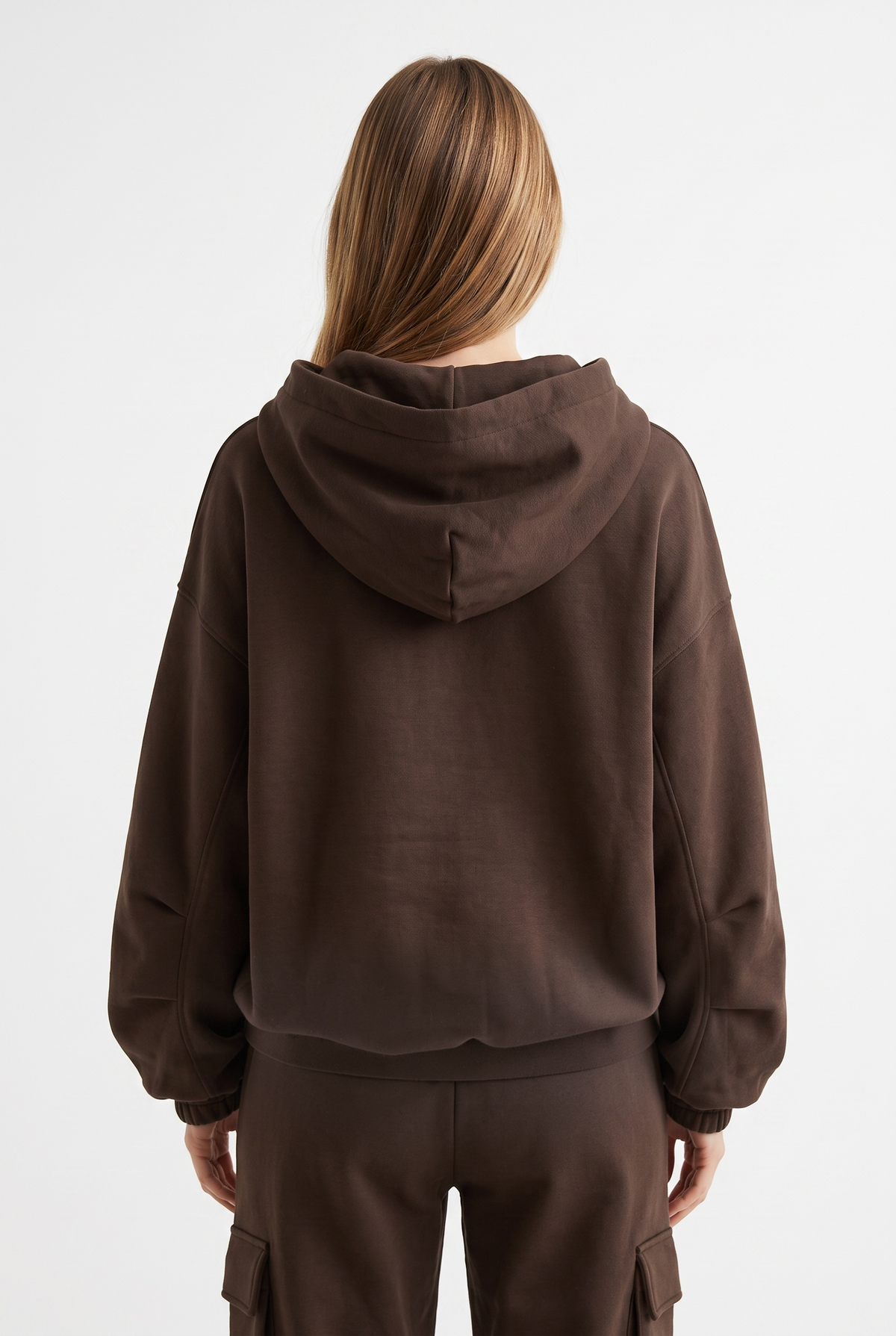 Felpa Megan maxi bomber oversize in misto viscosa