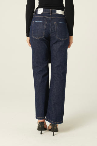 Jeans Aurora a trombetta in denim comfort