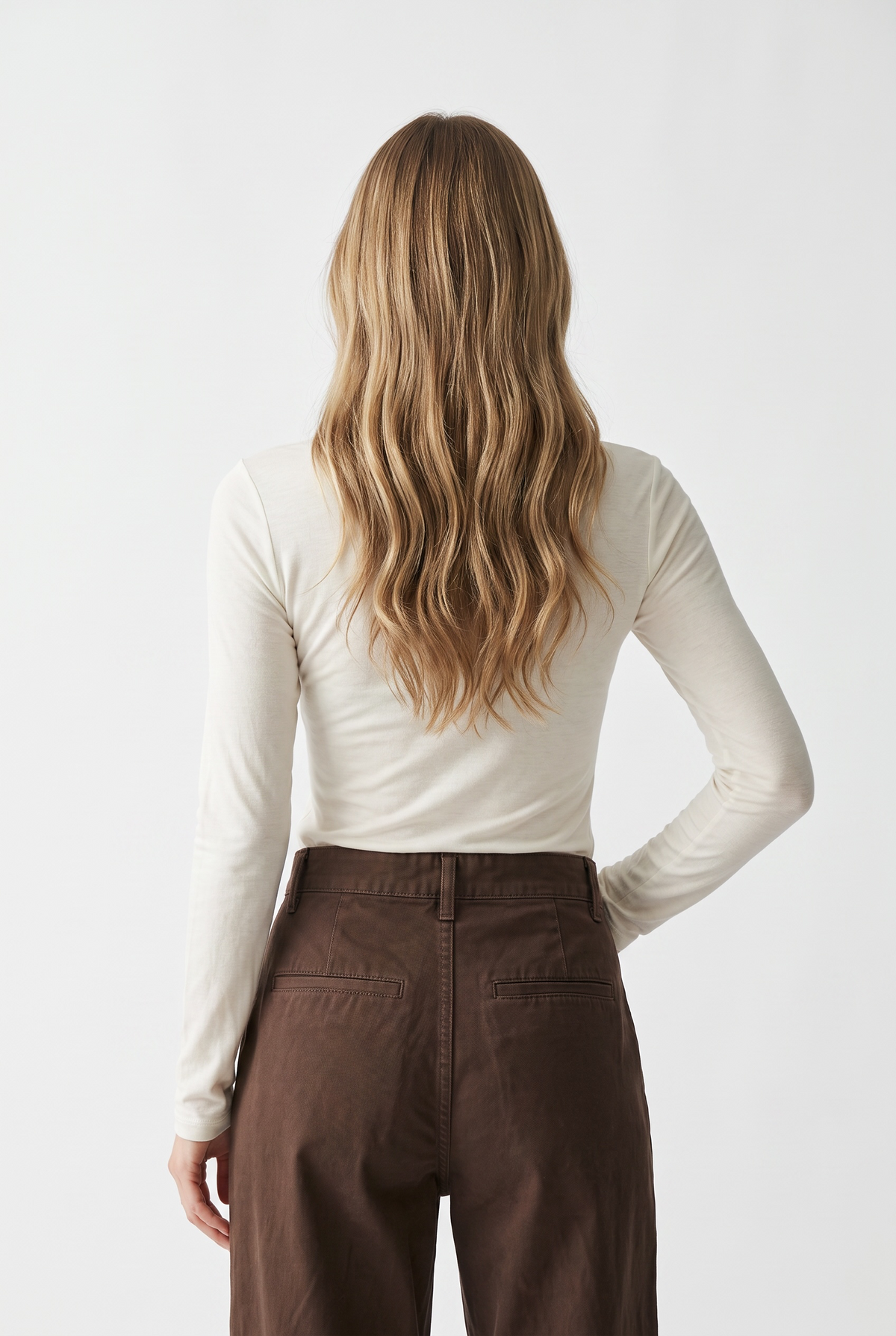 Maglia Dance body con collo serafino in misto cashmere