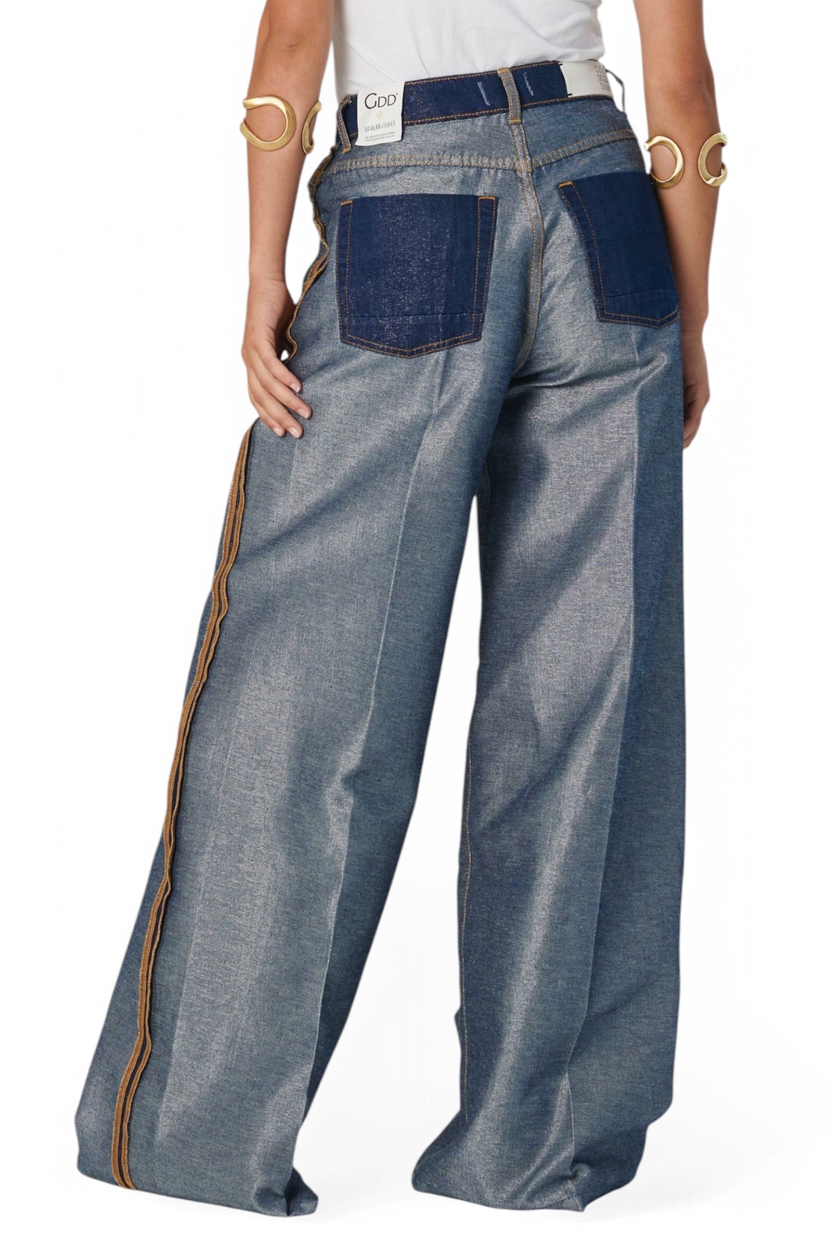 Jeans BEA wide leg inside out