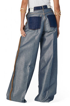 Jeans BEA wide leg inside out