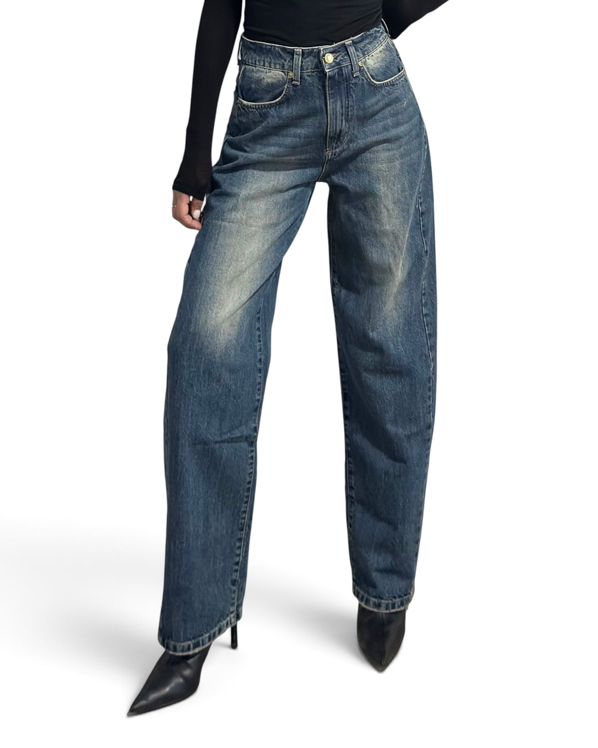 Anya-S eggfit denim jeans
