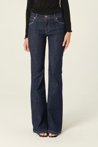 Jeans Avery flared in denim comfort