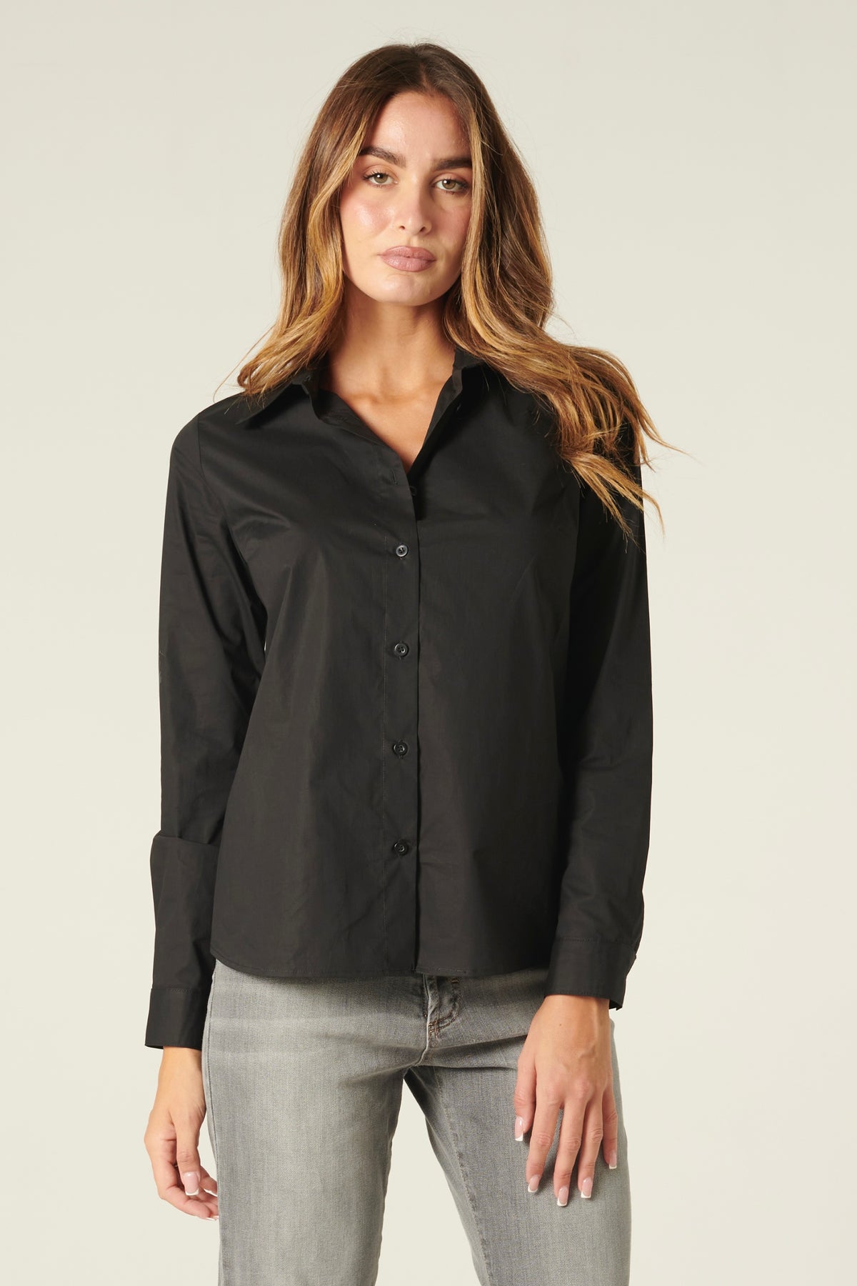 Camicia Yumix basica in popeline di cotone