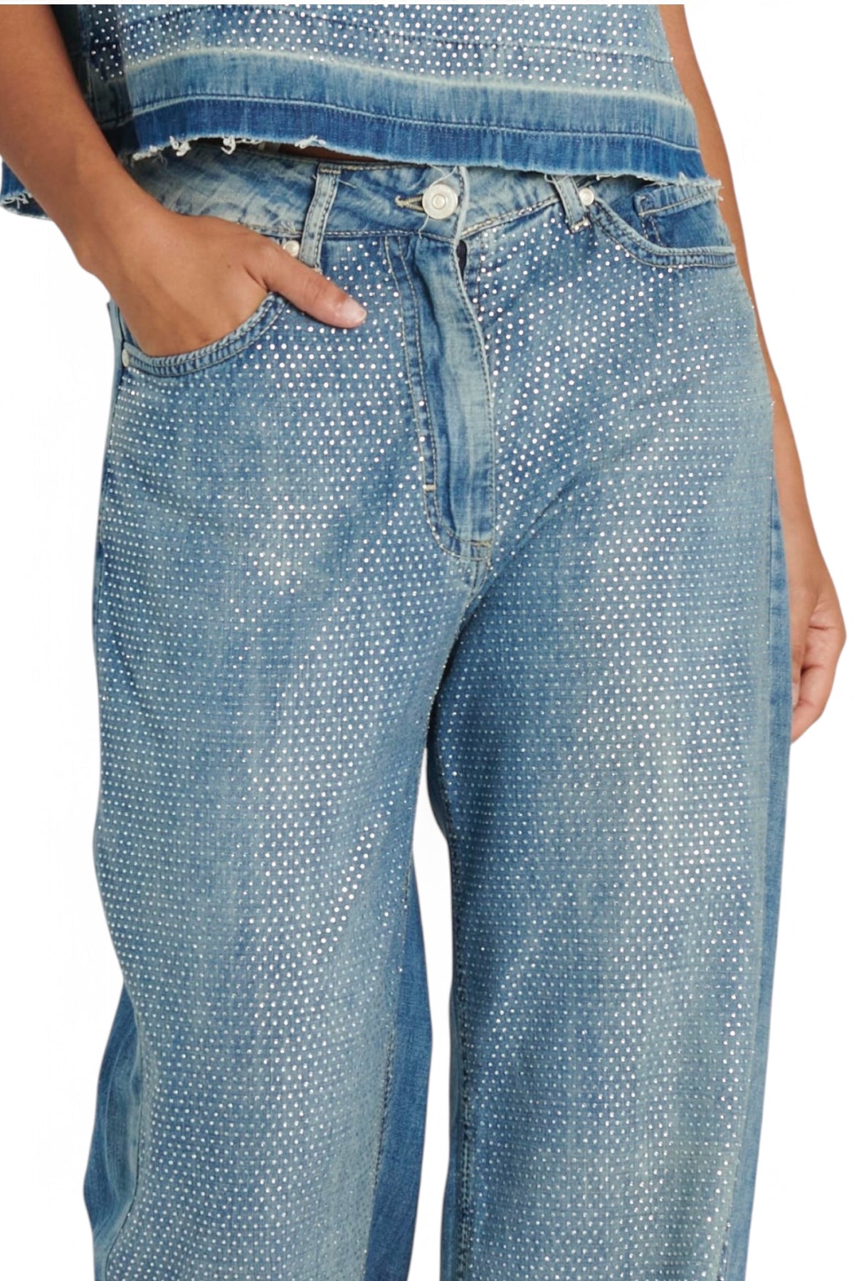 Jeans CYRUS con strass