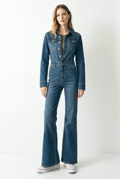 Jumpsuit Margot Spring in denim stretch a zampa