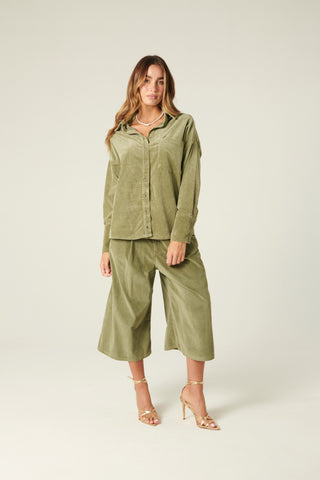 Camicione Peach in velluto misto modal