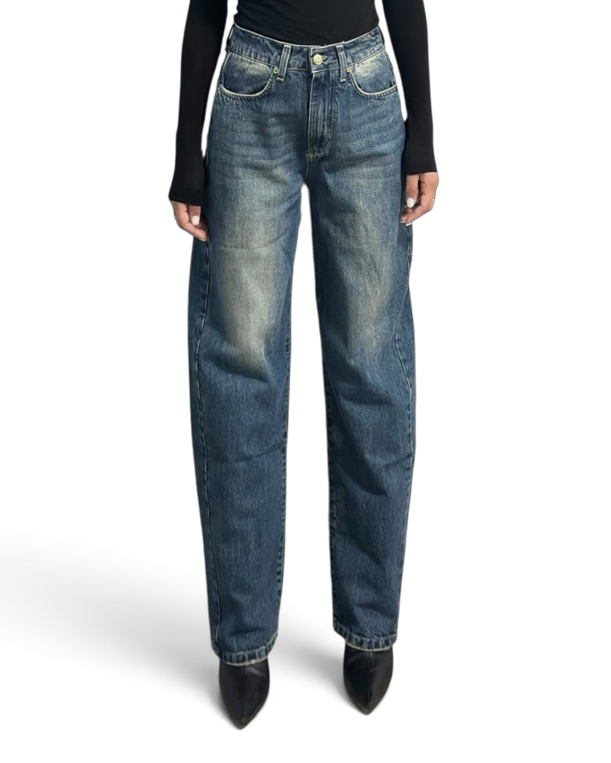 Anya-S eggfit denim jeans