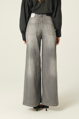 Jeans Becca wide leg in denim comfort