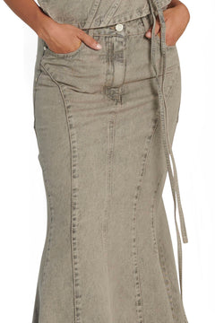 Gonna FRIDA in denim grigio