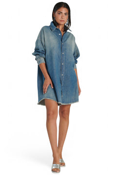 Giacca camicia JADE con frangetta