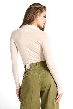 Iole long-sleeved polo neck cashmere blend jumper
