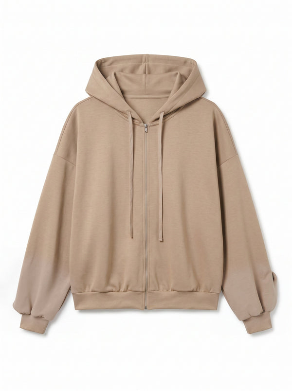 Felpa Megan maxi bomber oversize in misto viscosa