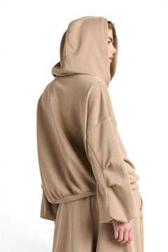 Felpa Megan maxi bomber oversize in misto viscosa