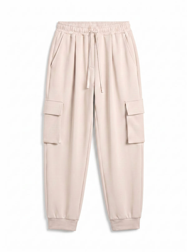 Pantaloni Jane jogger in felpa misto viscosa