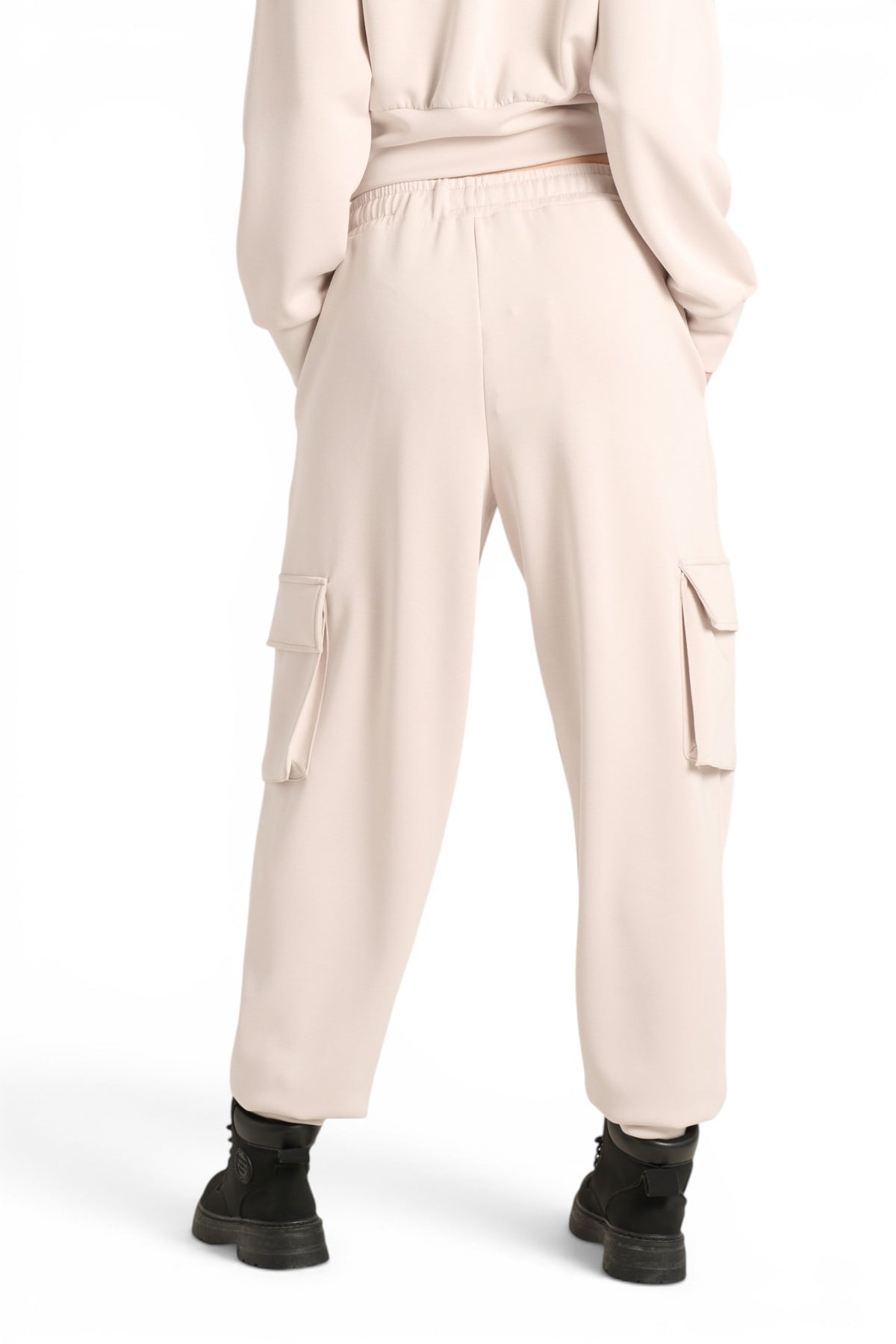 Pantaloni Jane jogger in felpa misto viscosa