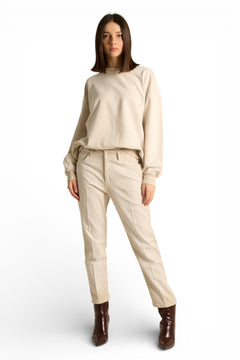 Felpa Vale oversize basic con lavaggio spraywash